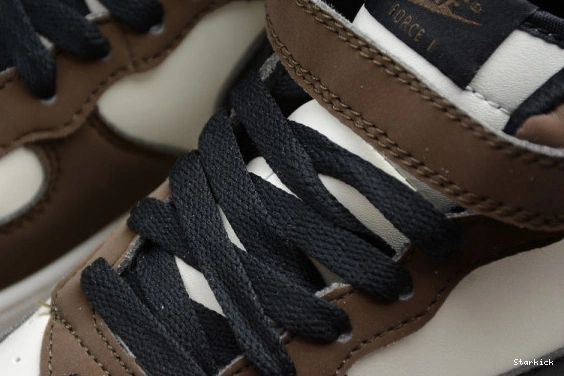 Travis Air Nike 07 Force Scott 1 Kids 314197-168 x Mid Brown Beige 0725